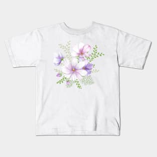 Spring romantic floral bouquet Kids T-Shirt